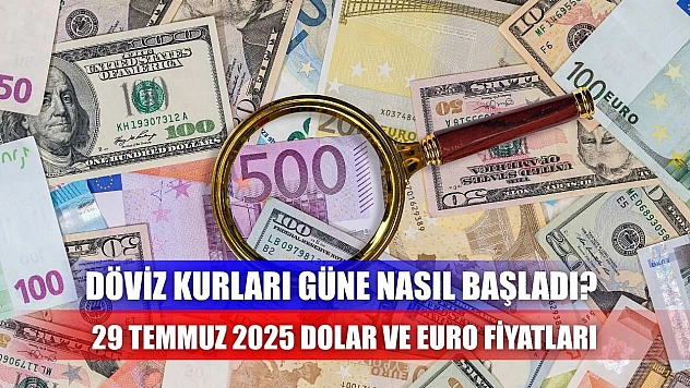 Döviz Kurları Güne Nasıl Başladı? 29 Temmuz 2025 Dolar ve Euro Fiyatları
