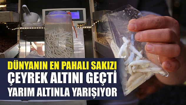 Dünyanın en pahalı sakızı, çeyrek altını geçti yarım altınla yarışıyor
