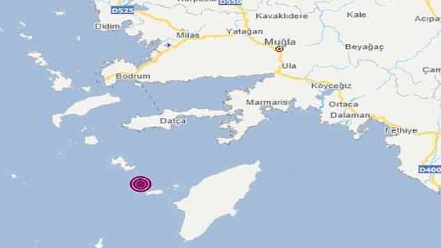 Ege Denizi'ndeki deprem Datça'da hissedildi