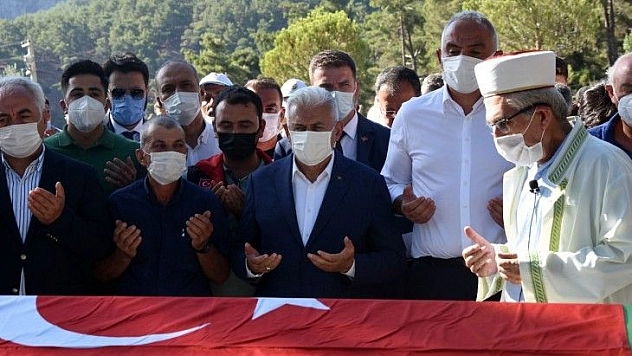 Ekiplere su taşırken hayatını kaybeden Şahin Akdemir son yolculuğuna uğurlandı