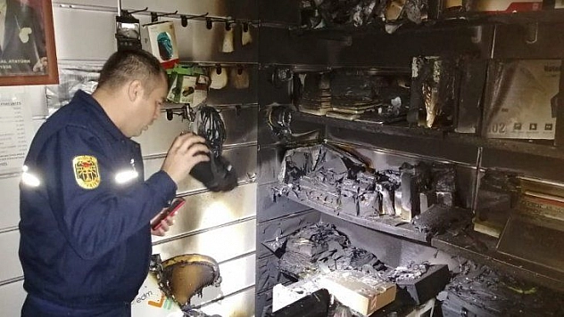 Elektrik kontağından yangın çıktı