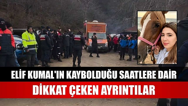 Elif Kumal'ın kaybolduğu saatlere dair dikkat çeken ayrıntılar