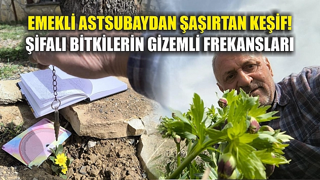 Emekli astsubaydan şaşırtan keşif! Şifalı bitkilerin gizemli frekansları