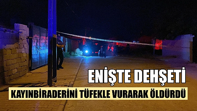 Enişte dehşeti: Kayınbiraderini tüfekle vurarak öldürdü