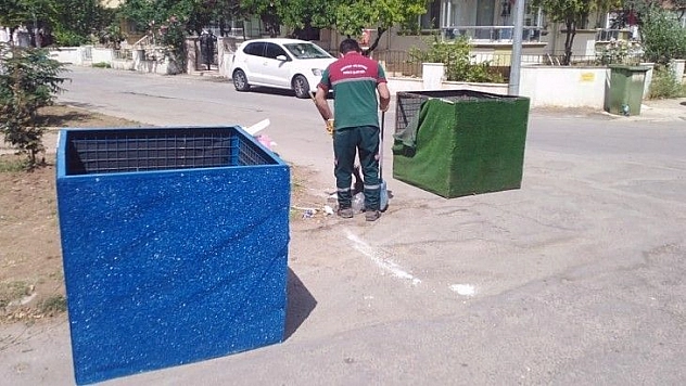 Eskiyen sepetler yenileriyle değiştiriliyor