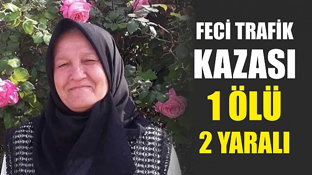 Feci trafik kazası: 1 ölü, 2 yaralı