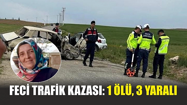 Feci trafik kazası: 1 ölü, 3 yaralı