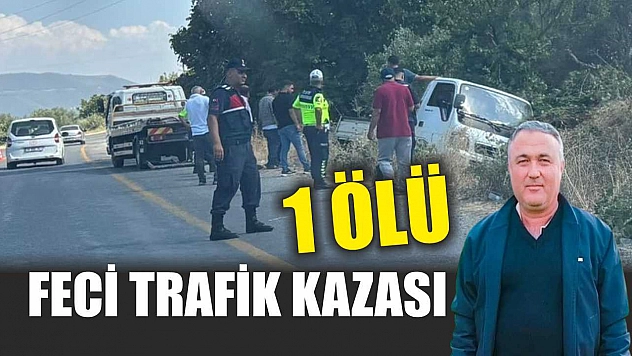 Feci trafik kazası: 1 ölü