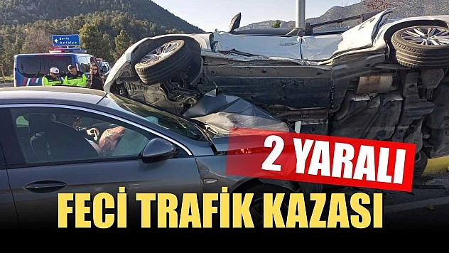 Feci trafik kazası: 2 yaralı