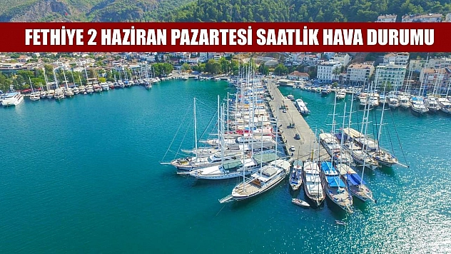 Fethiye 2 Haziran Pazartesi Saatlik Hava Durumu