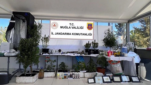 Fethiye'de 7 ayrı adrese uyuşturucu operasyonu