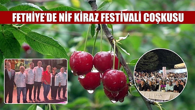 Fethiye'de Nif Kiraz Festivali coşkusu