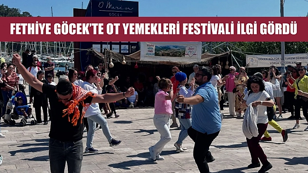 Fethiye Göcek'te Ot Yemekleri Festivali ilgi gördü