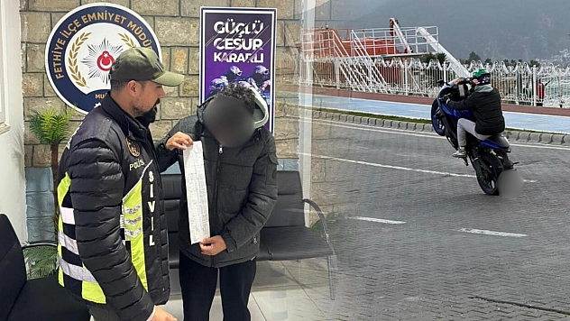 Fethiye Sahil Bandı'nda Trafik Güvenliğini Tehlikeye Düşüren Sürücünün Ehliyeti İptal Edildi