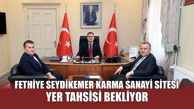 Fethiye Seydikemer Karma Sanayi Sitesi, Yer Tahsisi Bekliyor