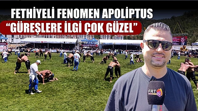 Fethiyeli fenomen Apoliptus, 'Güreşlere ilgi çok güzel'