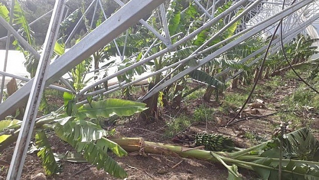 Fırtınanın ardından hasar tespiti yapıldı 