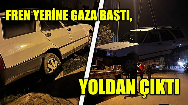 Fren Yerine Gaza Bastı, Yoldan Çıktı