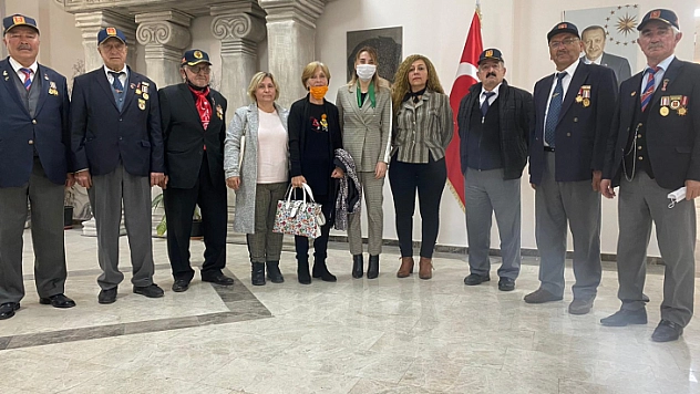 Gaziler Derneğinden Seydikemer Kaymakamı'na ziyaret