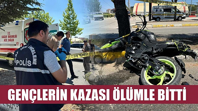 Gençlerin kazası ölümle bitti