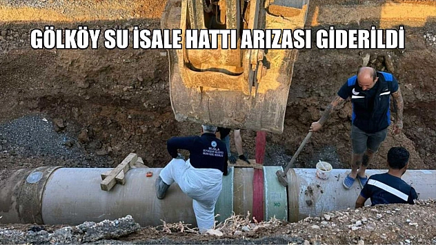 Gölköy su isale hattı arızası giderildi