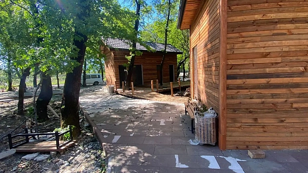 Günlüklü mesire alanı çalışmaları sona yaklaştı