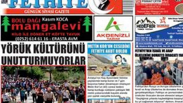 2Temmuz2018 Gerçek Fethiye Gazetesi OKU