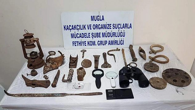 Fethiye Tarihi Eser Kaçakçıları Yakalandı
