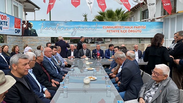 İL BAŞKANI EROL'DAN FETHİYE CHP İLÇE TEŞKİLATINA ZİYARET