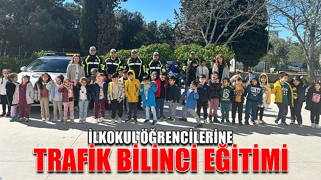 İlkokul öğrencilerine trafik bilinci eğitimi