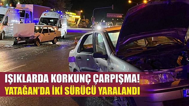 Işıklarda Korkunç Çarpışma! Yatağan'da İki Sürücü Yaralandı