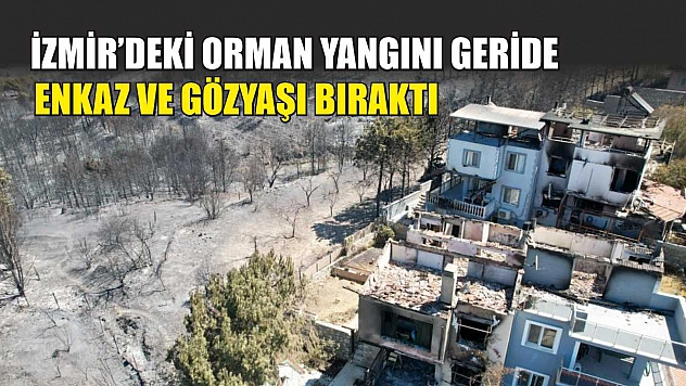 İzmir'deki Orman Yangını Geride Enkaz ve Gözyaşı Bıraktı