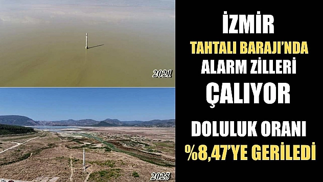 İzmir Tahtalı Barajı'nda Alarm Zilleri Çalıyor