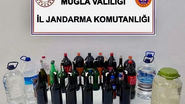 Jandarmadan kaçak alkol operasyonu