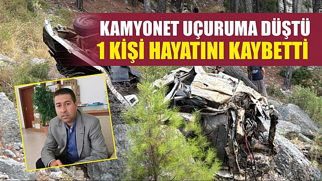 Kamyonet Uçuruma Düştü: 1 Kişi Hayatını Kaybetti