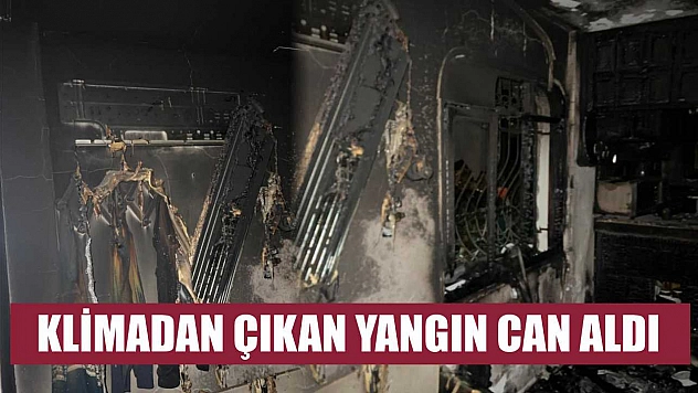 Klimadan Çıkan Yangın Can Aldı