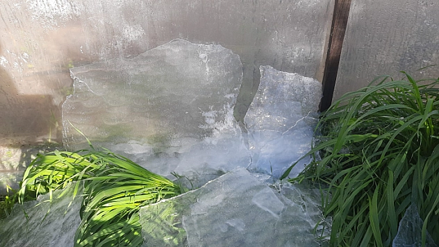 Koca karı soğukları dondurdu