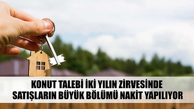 Konut Talebi İki Yılın Zirvesinde: Satışların Büyük Bölümü Nakit Yapılıyor