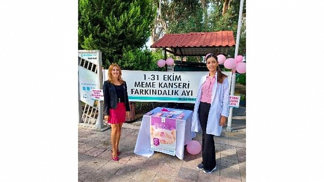 KÖYCEĞİZ'DE MEME KANSERİNE DİKKAT ÇEKİLDİ