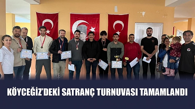 Köyceğiz'deki Satranç Turnuvası tamamlandı