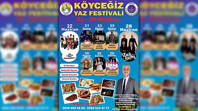Köyceğiz 'Yaz Festivali' İçin Hazırlıklar Tamamlandı