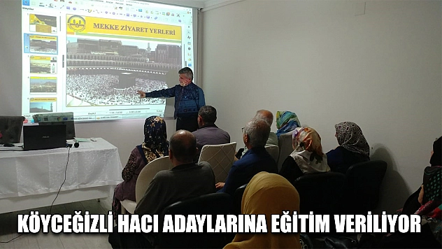 Köyceğizli hacı adaylarına eğitim veriliyor