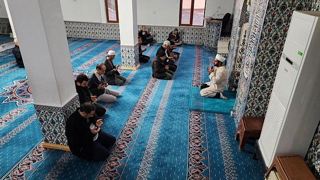 Köyceğizli vatandaşlar sabah namazında bir araya geldi
