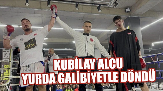 Kubilay Alcu yurda galibiyetle döndü