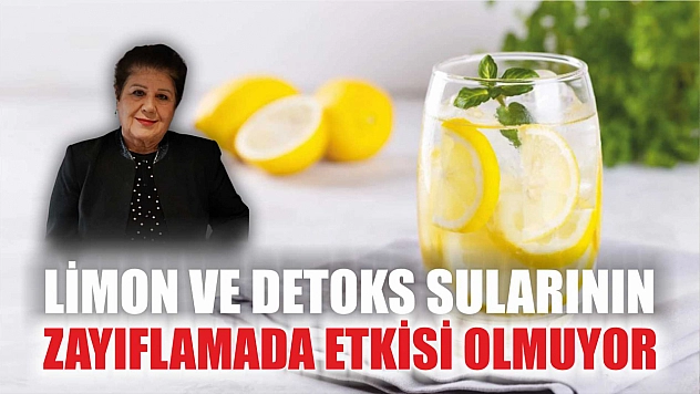Limon ve detoks sularının zayıflamada etkisi olmuyor