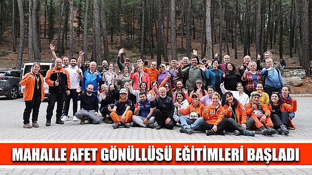 Mahalle Afet Gönüllüsü eğitimleri başladı