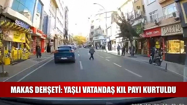 Makas dehşeti: Yaşlı vatandaş kıl payı kurtuldu
