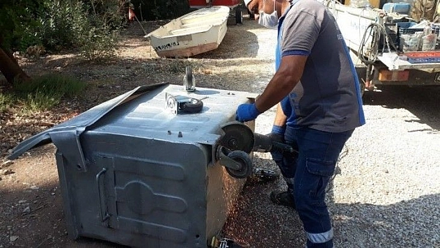 Marmaris Belediyesi çöp konteynerinden 412 bin TL tasarruf etti