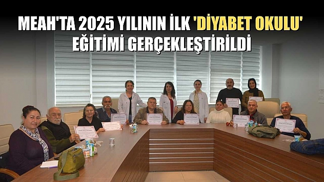 MEAH'ta 2025 yılının ilk 'Diyabet Okulu' eğitimi gerçekleştirildi