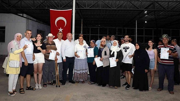 Menteşe Akçaova'da 20 yıllık imar sorunu çözüldü